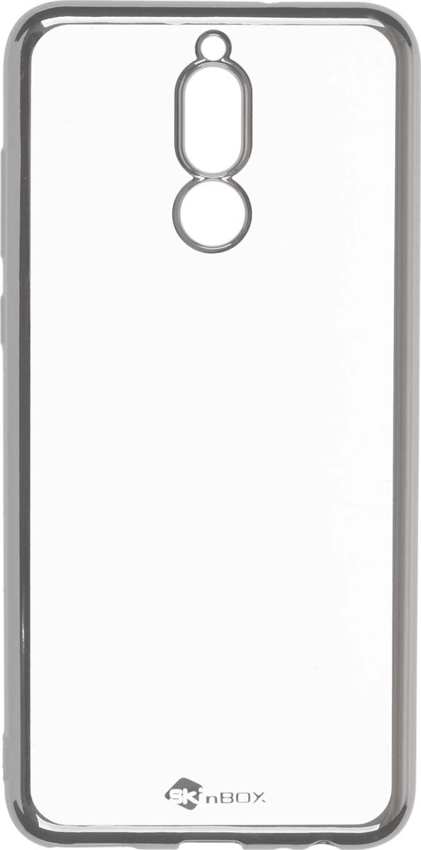 фото Skinbox Silicone Chrome Border 4People чехол для Huawei Nova 2i, Silver