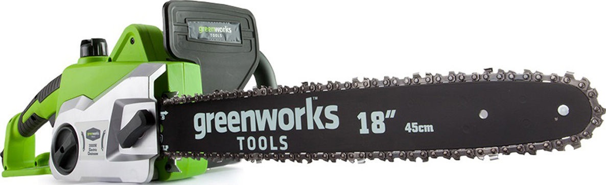 фото Пила цепная электрическая Greenworks, 2000W 20037