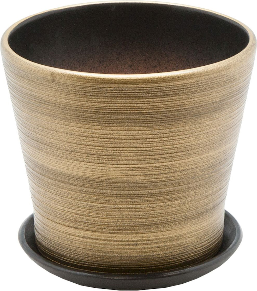 Engard Горшок для цветов, бронзовый - купить с доставкой по выгодным ...