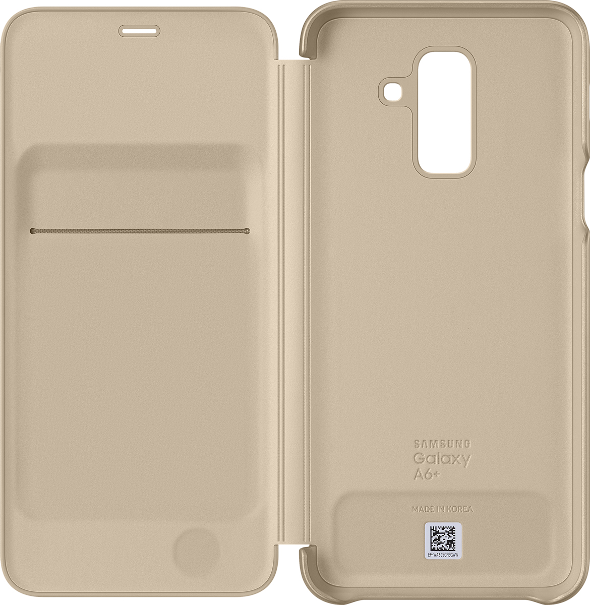 фото Samsung Wallet Cover чехол для Samsung Galaxy A6+ (2018), Gold