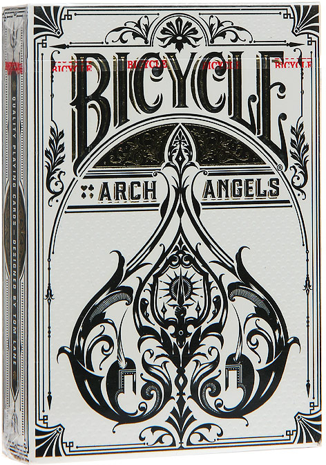 фото Карты игральные Bicycle "Arch Angel", цвет: белый, 54 карты. 9106