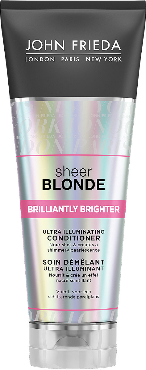 фото John Frieda Sheer Blonde Brilliantly Brighter Кондиционер для придания блеска светлым волосам, 250 мл