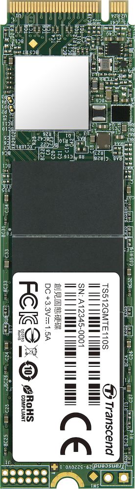 фото Transcend MTE110S 512GB SSD-накопитель (TS512GMTE110S)