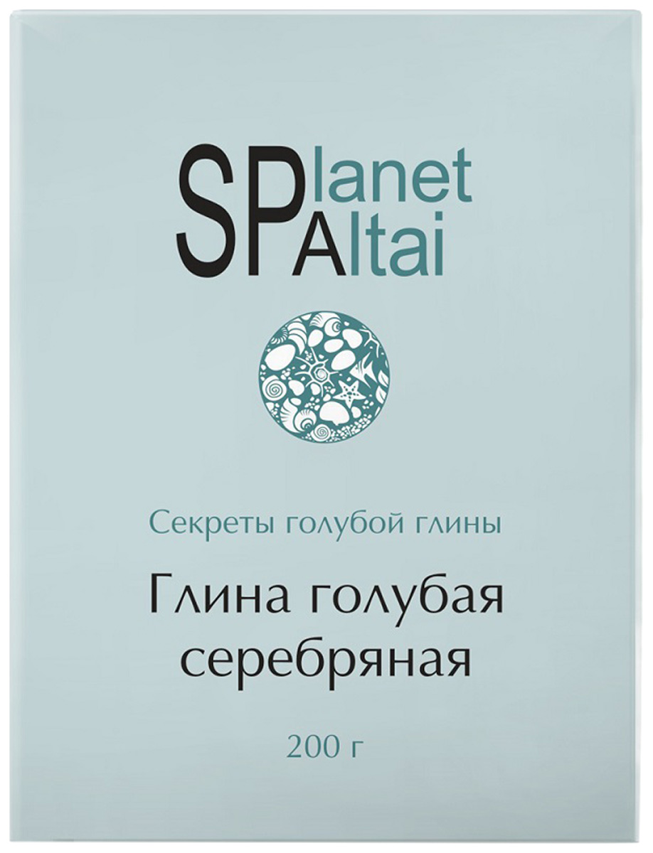 Planet SPA Altai Глина голубая серебряная, 200 г