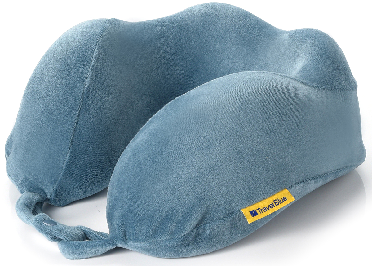 фото Подушка для путешествий Travel Blue "Tranquility Pillow", с эффектом памяти, цвет: синий, 28 х 27 х 12 см