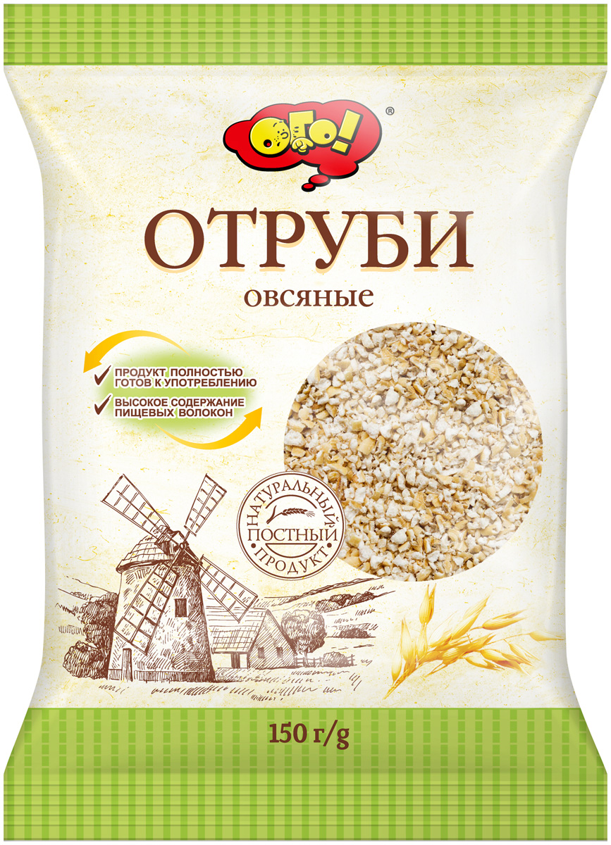 Отруби ого! овсяные 150г мяг/уп (4630012080323)