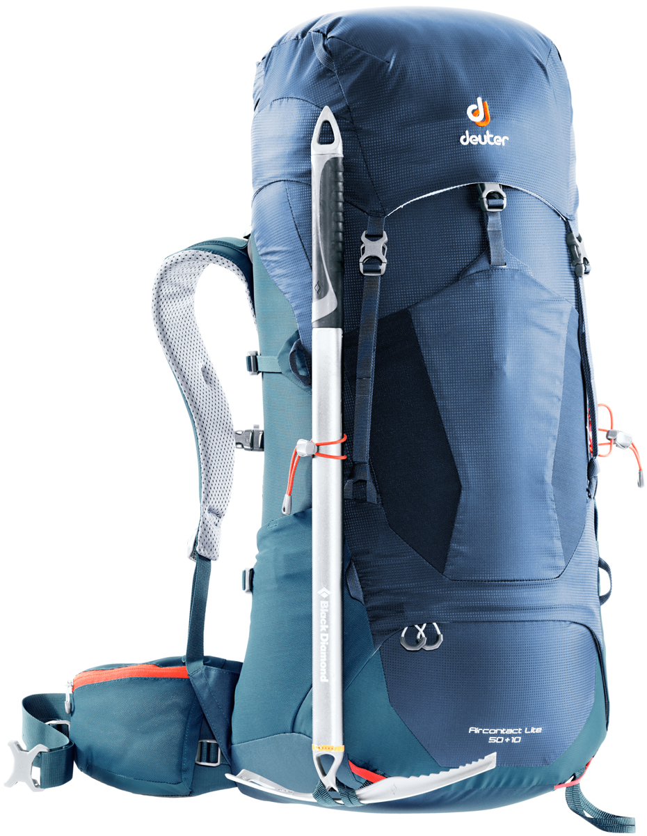 фото Рюкзак туристический Deuter "Aircontact Lite", цвет: темно-синий, 50 л