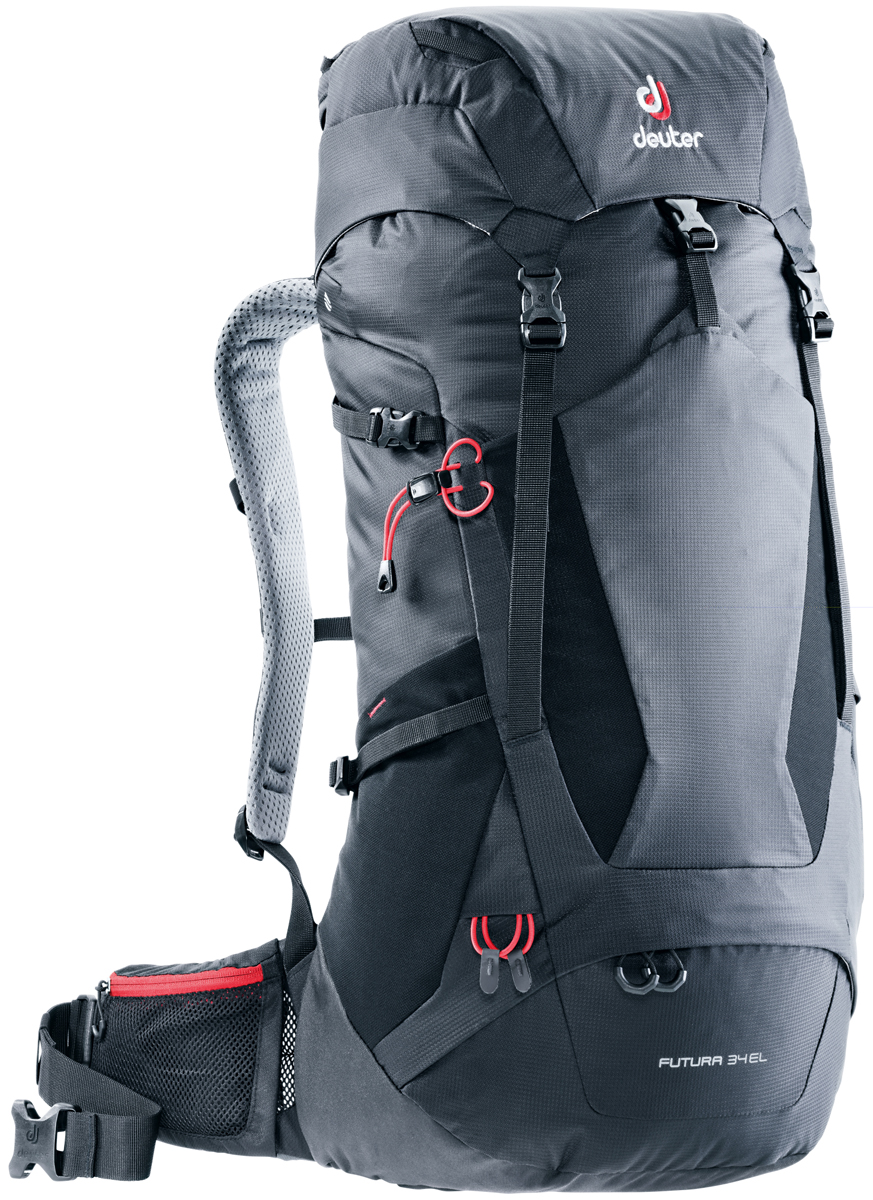 фото Рюкзак туристический Deuter "Futura", цвет: черный, 34 л