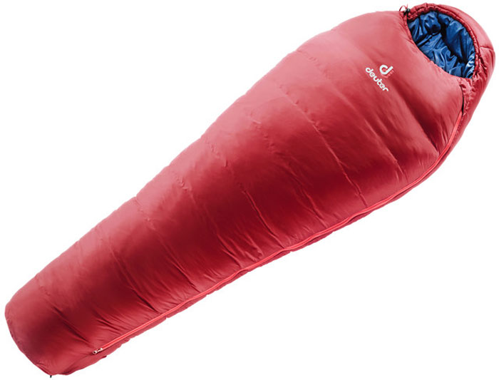 фото Мешок спальный Deuter "Orbit" , правосторонняя молния, экстремальная температура -23 °C, цвет: красный