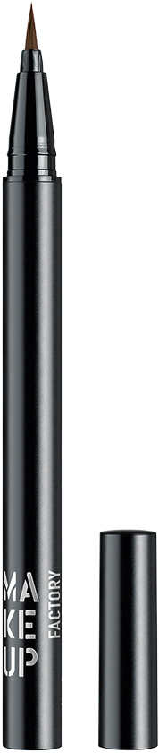 фото Make up Factory Жидкая подводка для глаз Calligraphic Eye Liner №01 цвет: черный, 0,5 мл