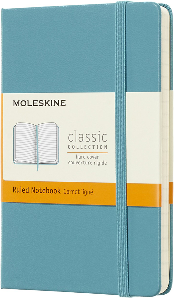 Moleskine Блокнот Classic Pocket 9 x 14 см 96 листов в линейку цвет голубой Moleskine Блокнот Classic Pocket 9 x 14 см 96 листов в линейку цвет голубой