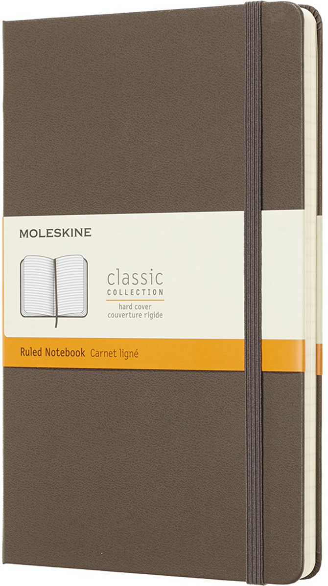 Moleskine Блокнот Classic Large 13 x 21 см 120 листов в линейку цвет коричневый Moleskine Блокнот Classic Large 13 x 21 см 120 листов в линейку цвет коричневый