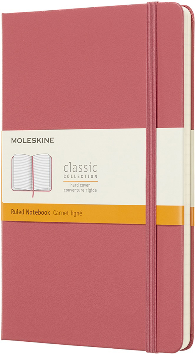 Moleskine Блокнот Classic Large 13 x 21 см 120 листов в линейку цвет розовый Moleskine Блокнот Classic Large 13 x 21 см 120 листов в линейку цвет розовый