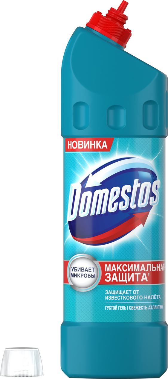 фото Domestos Чистящее средство для унитаза, атлантическая свежесть, 1 л