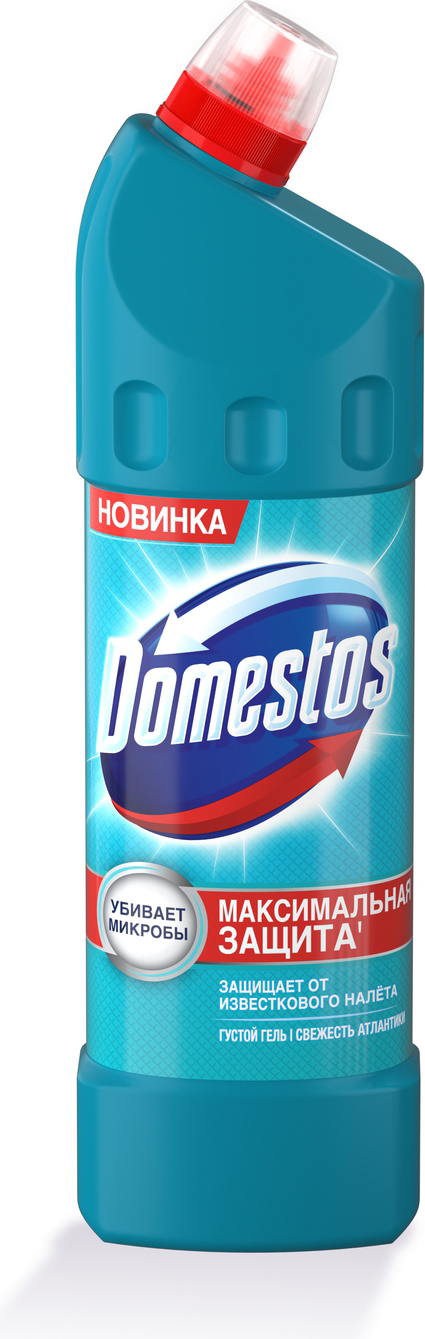 фото Domestos Чистящее средство для унитаза, атлантическая свежесть, 1 л