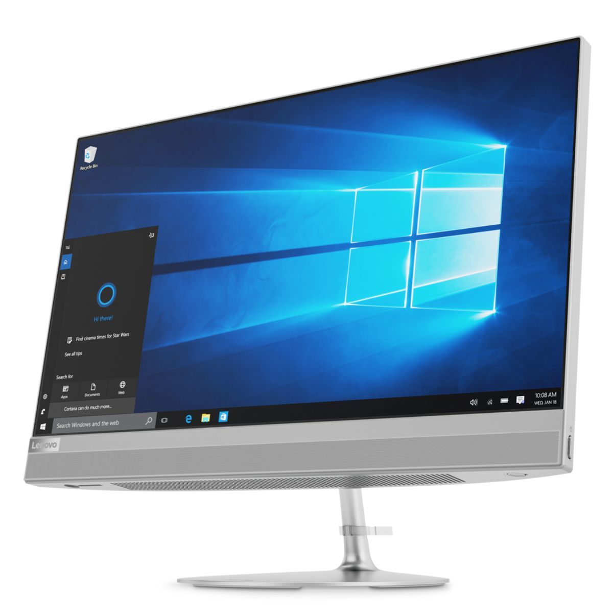 фото Моноблок Lenovo IdeaCentre 520-22IKU, F0D5002VRK, 21.5", серебристый