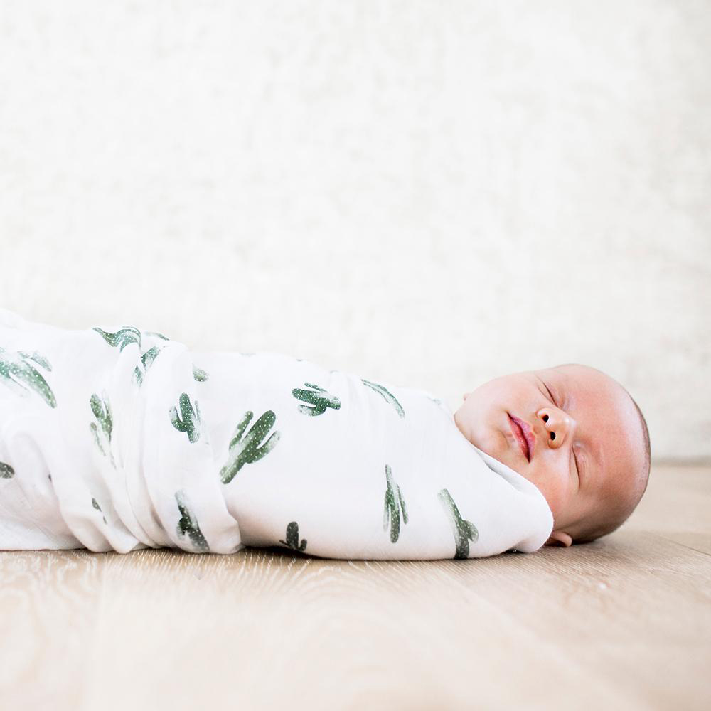 фото Bebe Au Lait Пеленка текстильная Bamboo Muslin Saguaro Blend