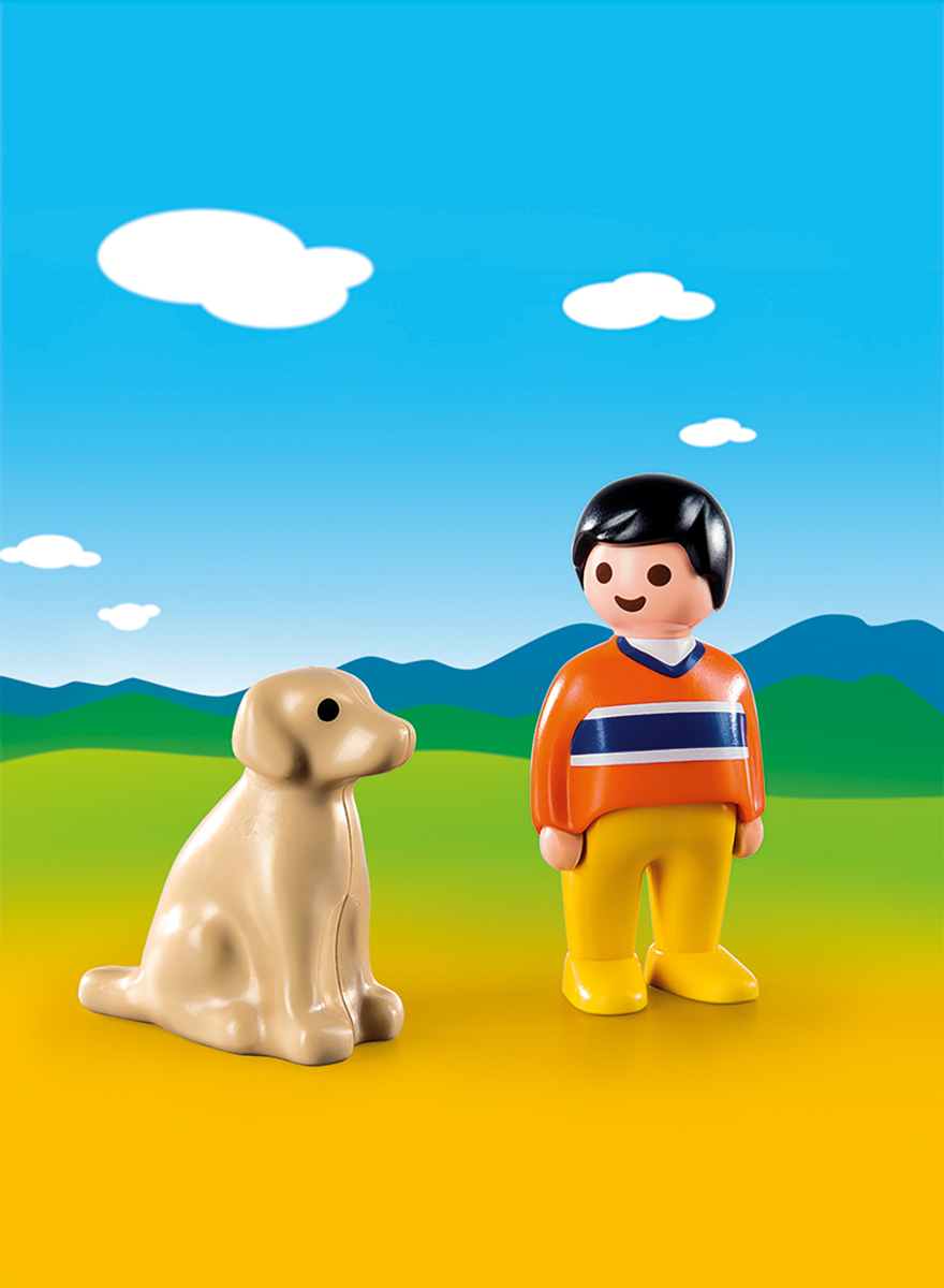 фото Playmobil Игровой набор Мужчина с собакой