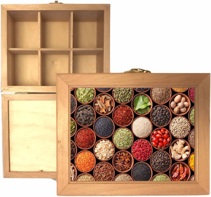Коробка для чайных пакетиков Tea-Box Специи, Бук