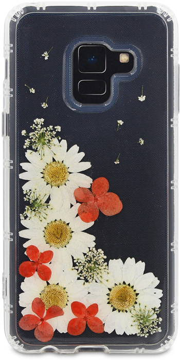 фото DYP Flower Case чехол для Samsung Galaxy A8+ (2018), Transparent