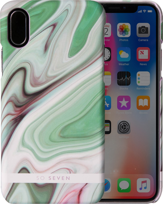 фото Чехол So Seven Carrare для Apple iPhone X, Green