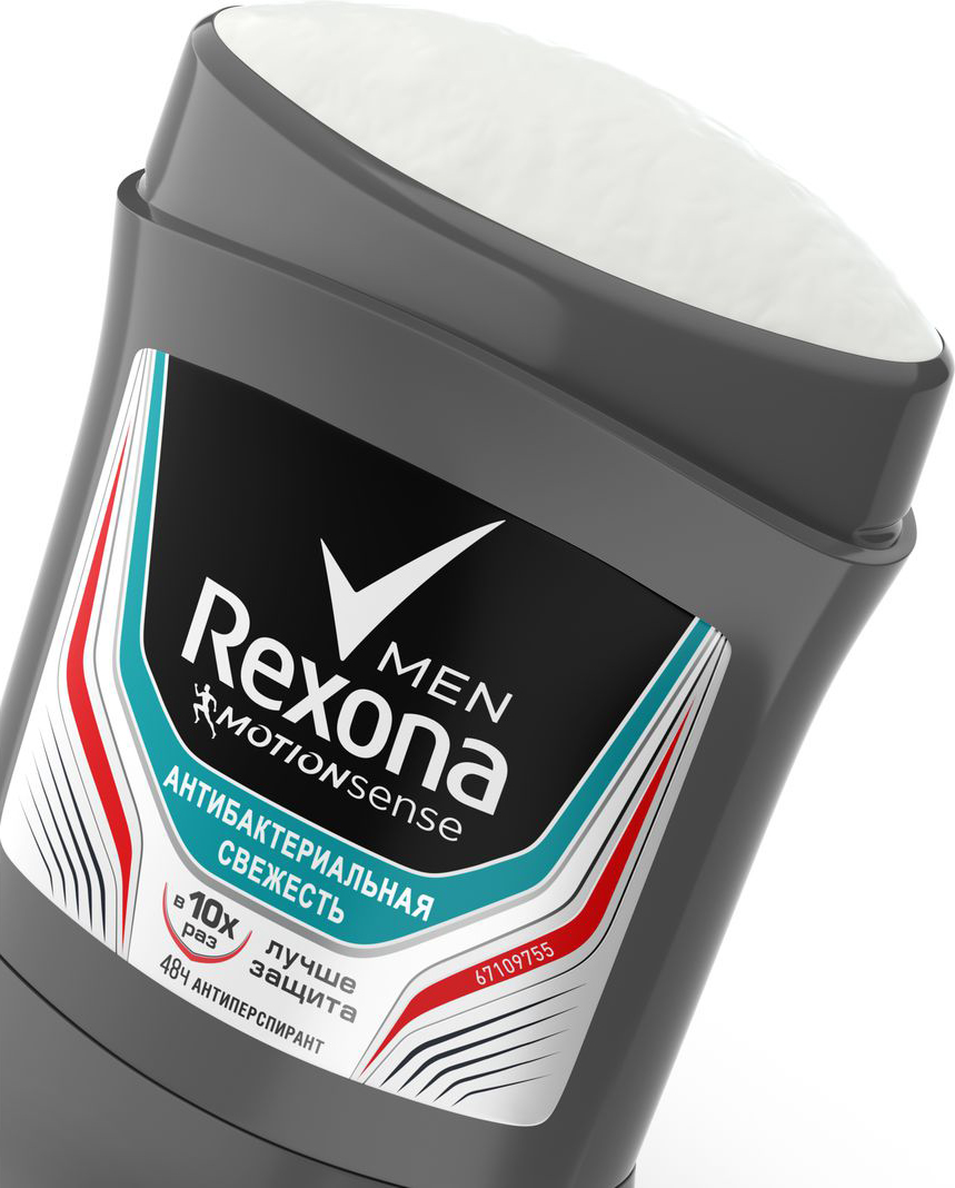 фото Антиперспирант-карандаш Rexona Men Антибактериальная свежесть, 50 мл