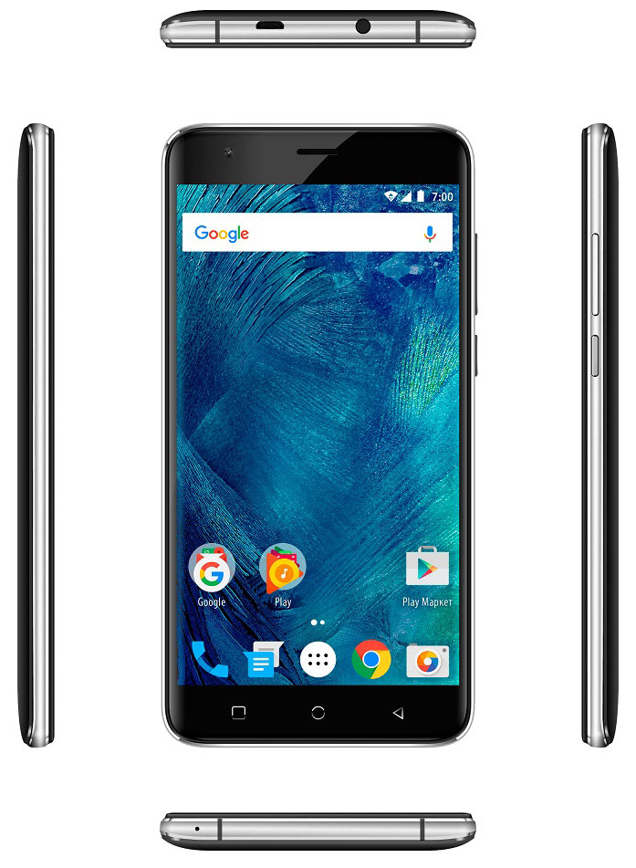 фото Смартфон Vertex Impress Frost 4G 2/16GB, черный