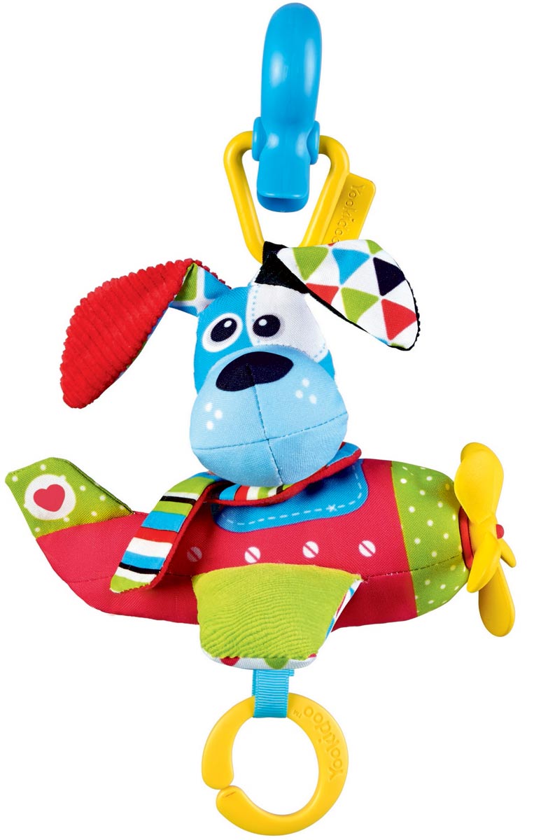 Yookidoo Мягкая музыкальная игрушка Щенок в самолете