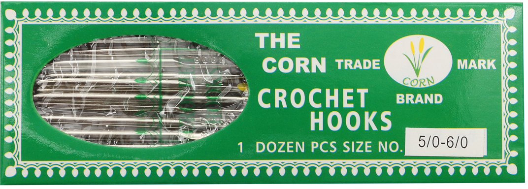 Крючок вязальный двухсторонний Corn 