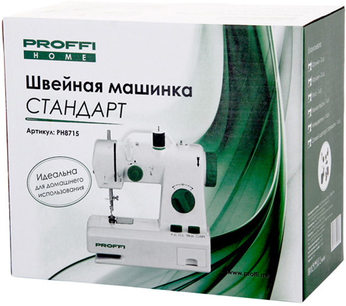 фото Proffi Стандарт PH8715, White швейная машинка