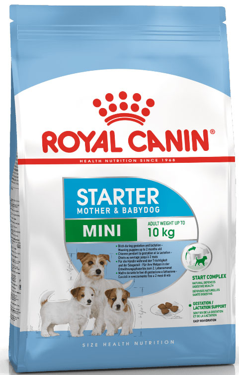 фото Корм сухой Royal Canin "Mini Starter", для щенков и кормящих собак мелких пород, 1 кг