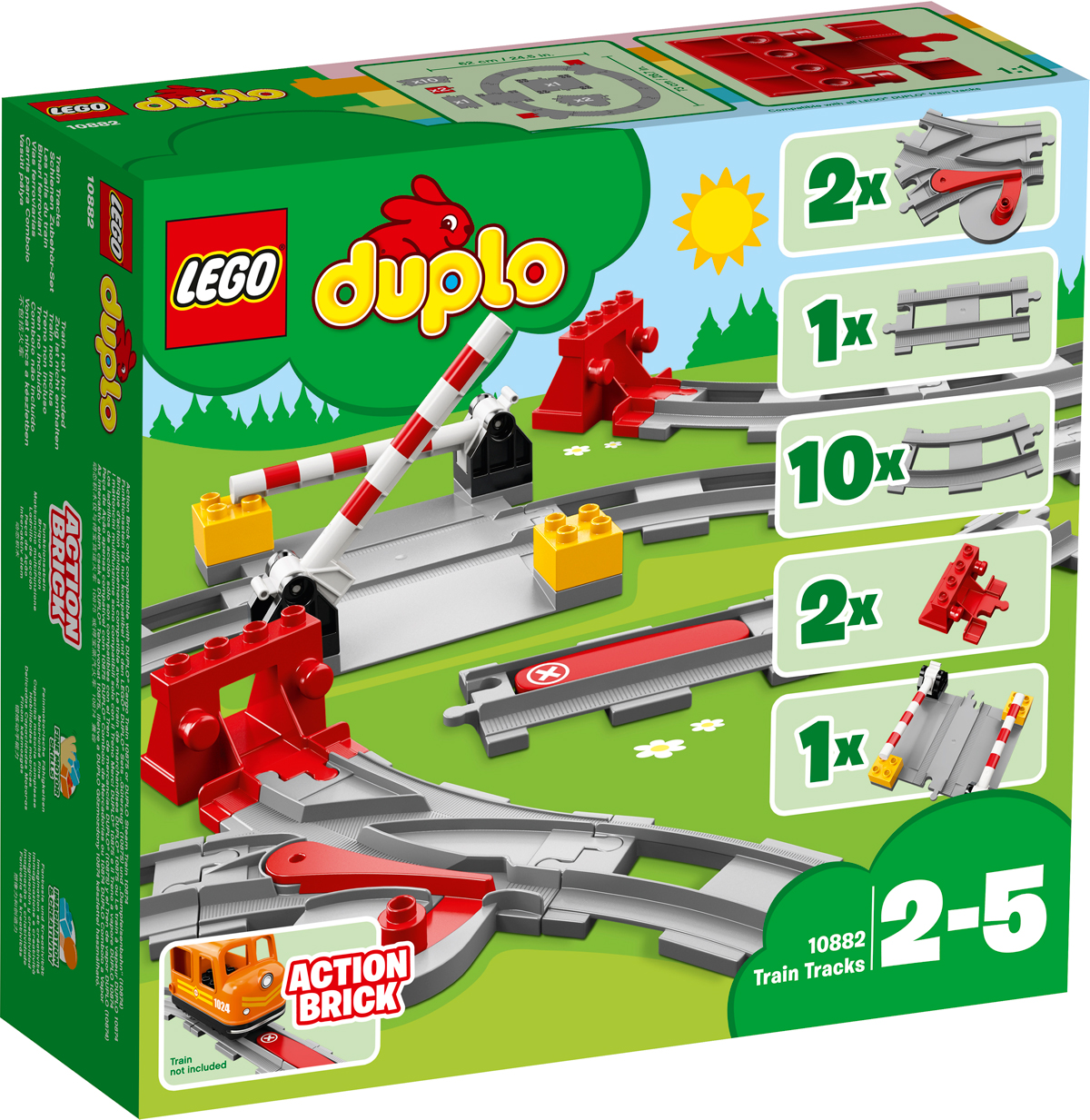 LEGO DUPLO Town 10882 Рельсы Конструктор