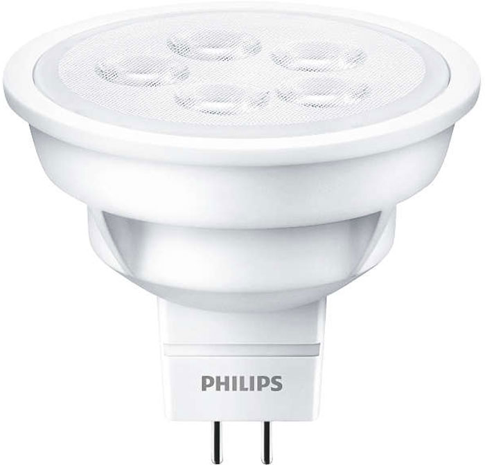 фото Лампа светодиодная Philips "Essential", цоколь GU5.3, 5W, 6500К, 400 Лм