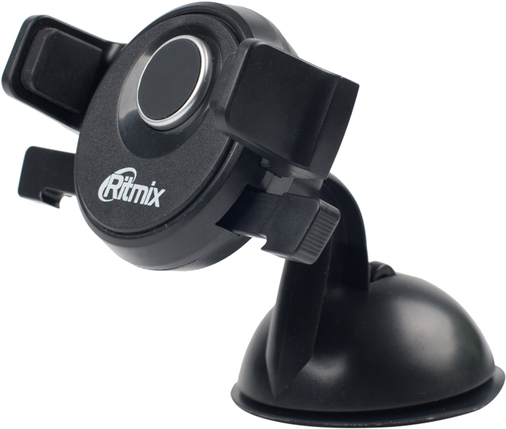 фото Ritmix RCH-011 W, Black автомобильный держатель для смартфона