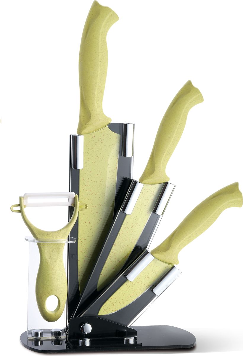 фото Набор ножей Fissman "Gobi", на подставке, 5 предметов