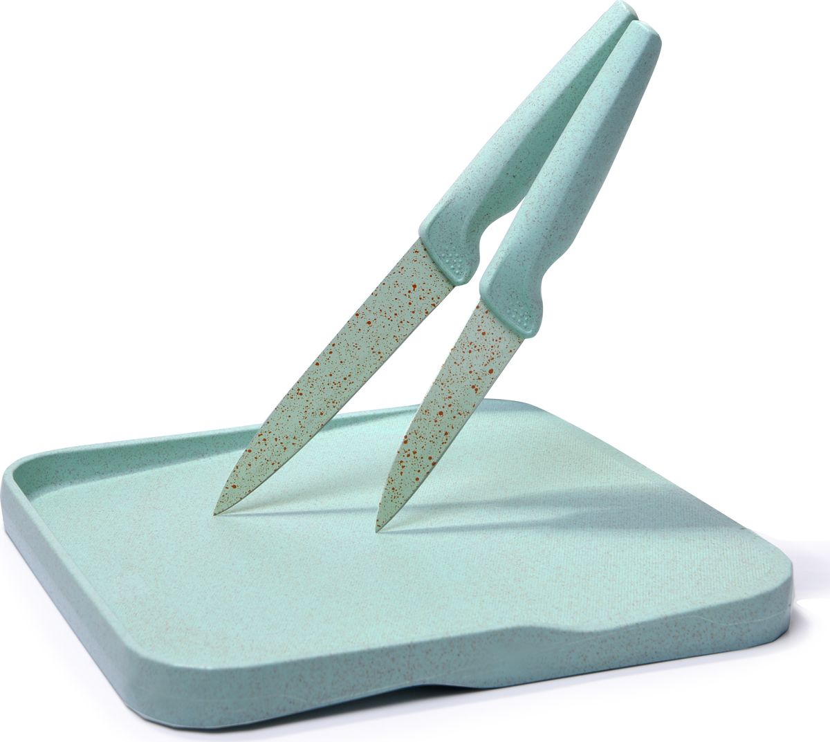 фото Набор ножей "Fissman", с разделочной доской, 3 предмета