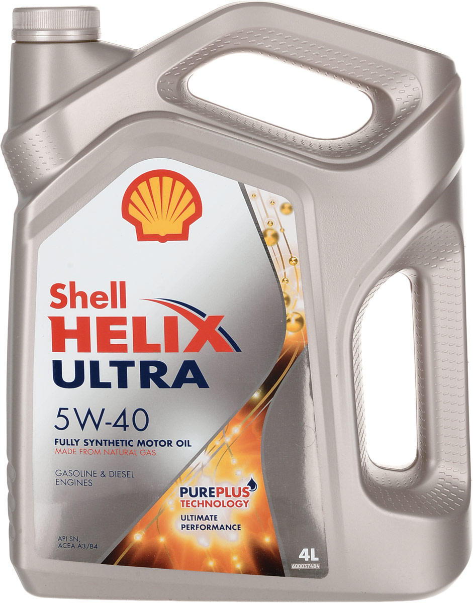 фото Моторное масло Shell Helix Ultra, синтетическое, 5W-40, 4 л