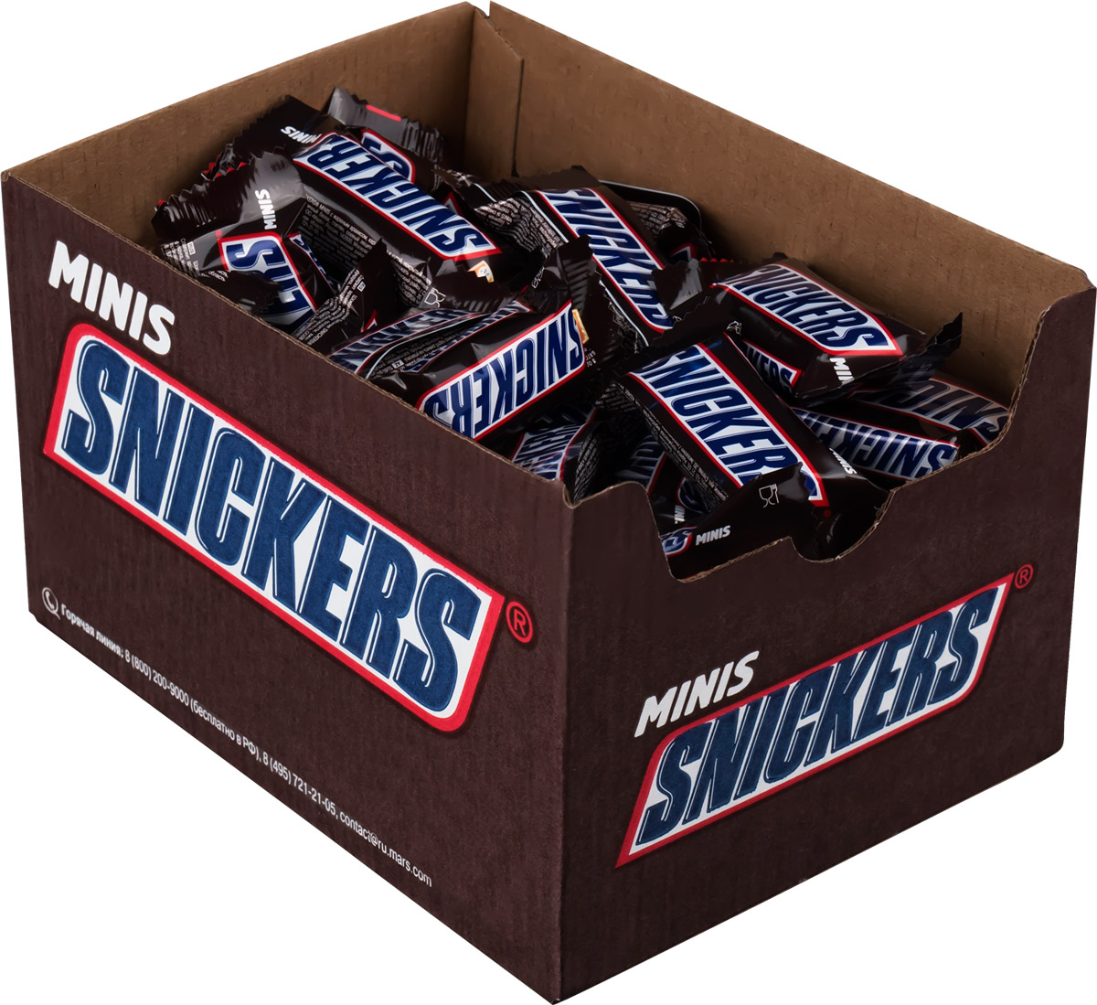 фото Snickers minis шоколадный батончик, 1 кг