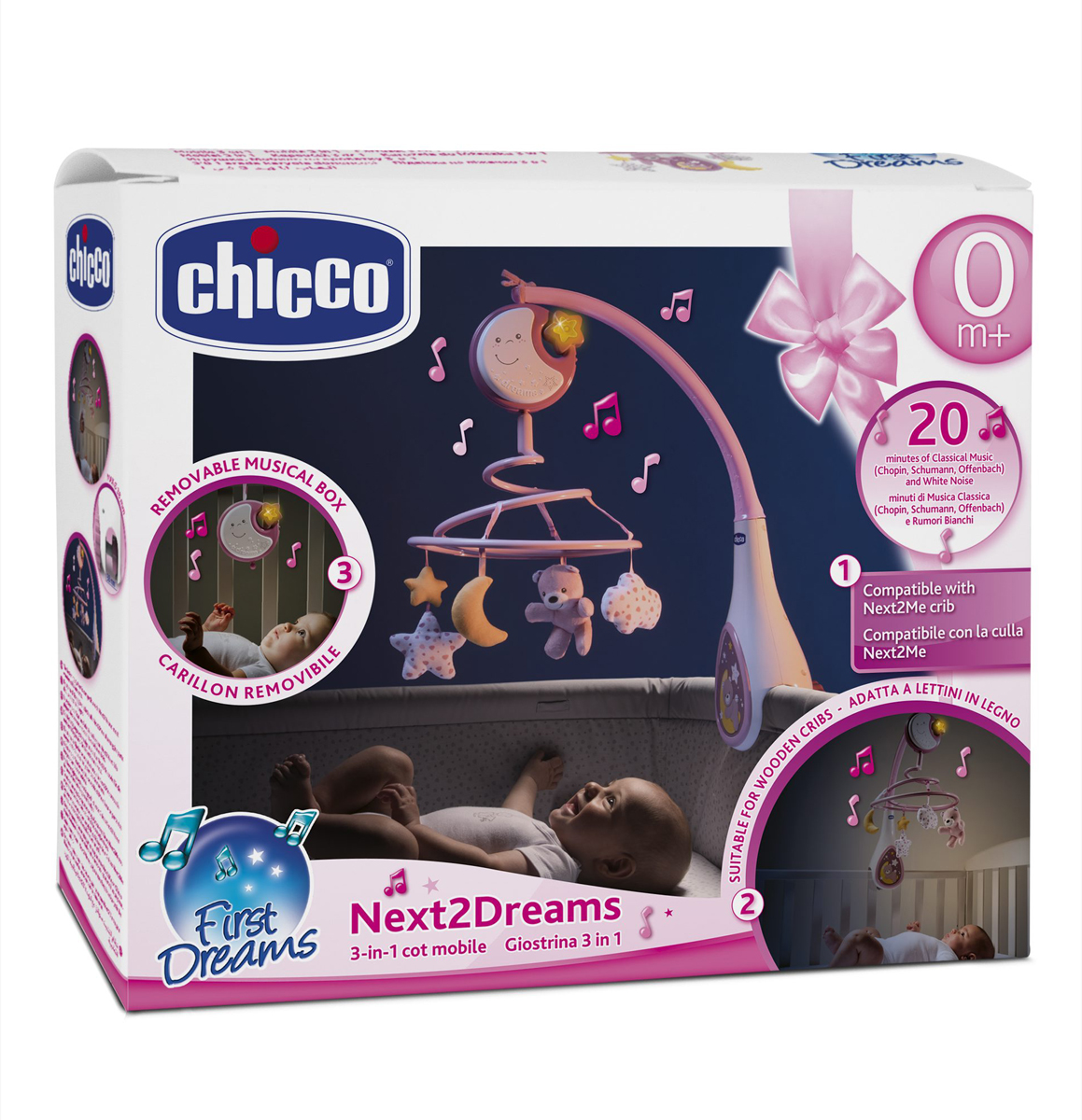 фото Chicco Мобиль Next2Dreams цвет розовый