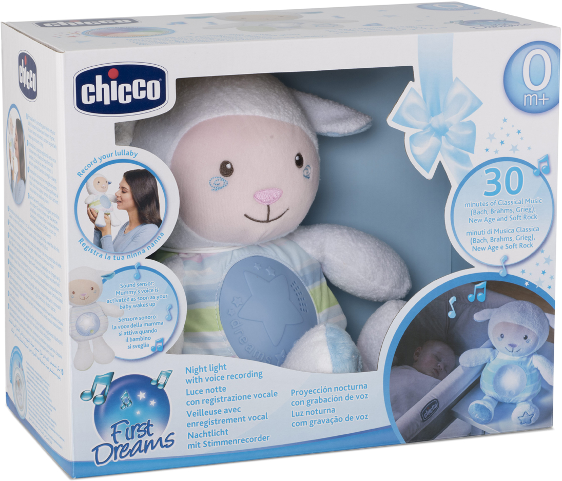 фото Игрушка развивающая Chicco "Овечка", цвет: голубой