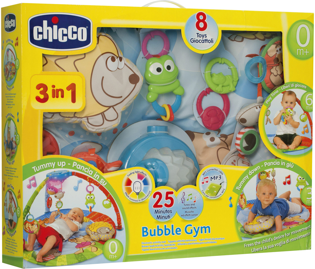 фото Chicco Развивающий коврик Bubble Gym 3 в 1