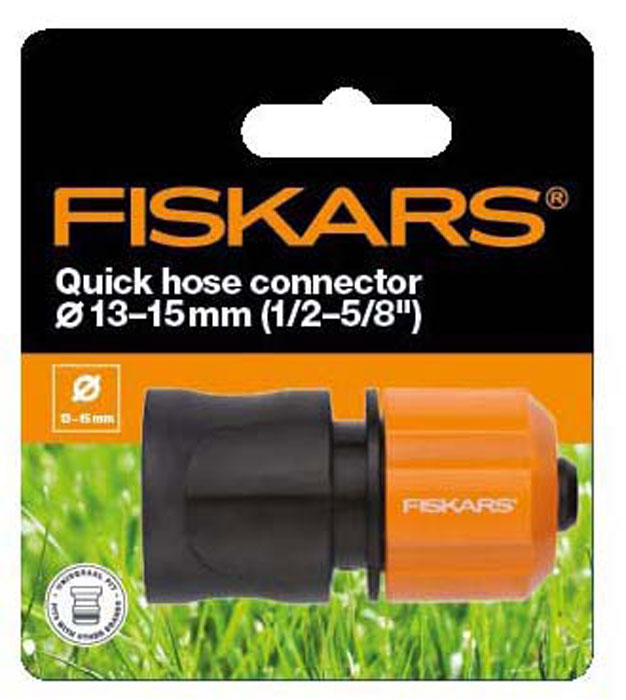 фото Коннектор шланга "Fiskars", диаметр 13 мм, 1/2 дюйма