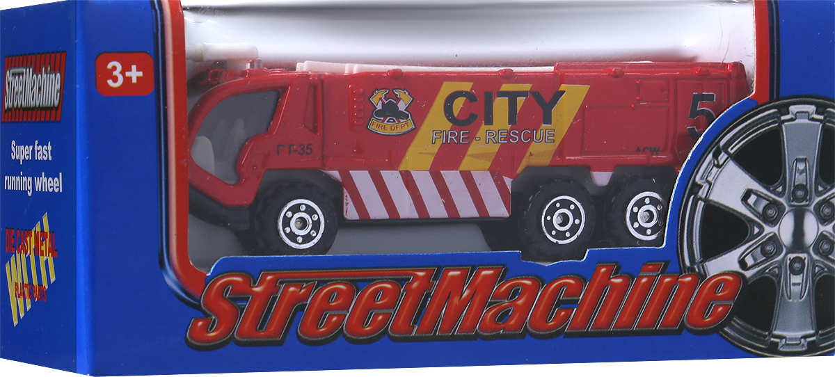 фото Pioneer Toys Машинка Street Machine CITY цвет красный