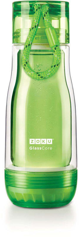 фото Бутылка для дома "Zoku" , цвет: зеленый, 325 мл