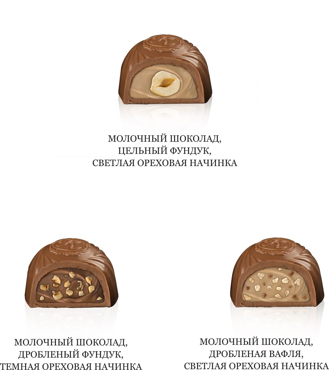 фото А.Коркунов Ассорти конфеты молочный шоколад, 137 г