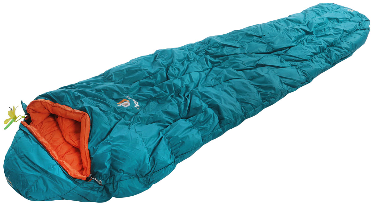 фото Мешок спальный Deuter "Astro Pro 400", левосторонняя молния, экстремальная температура -20 °C, цвет: бирюзовый