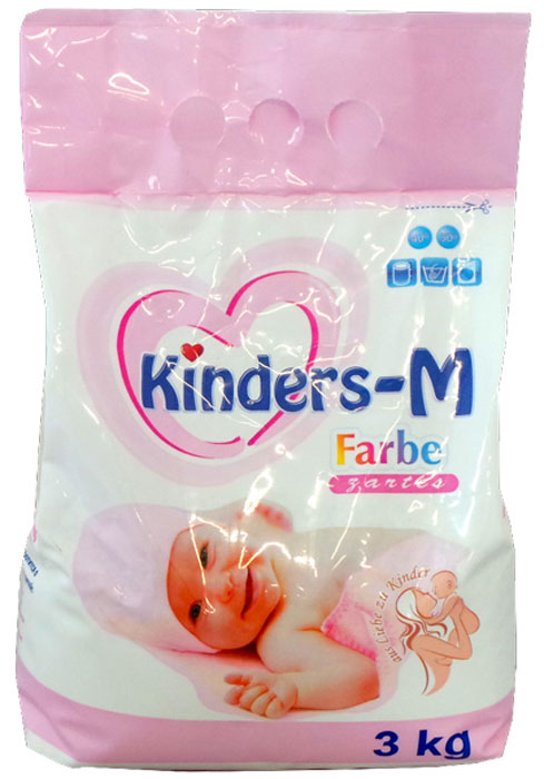 фото Стиральный порошок "KINDERS-M FARBE" 3кг для цветного белья Бархiм