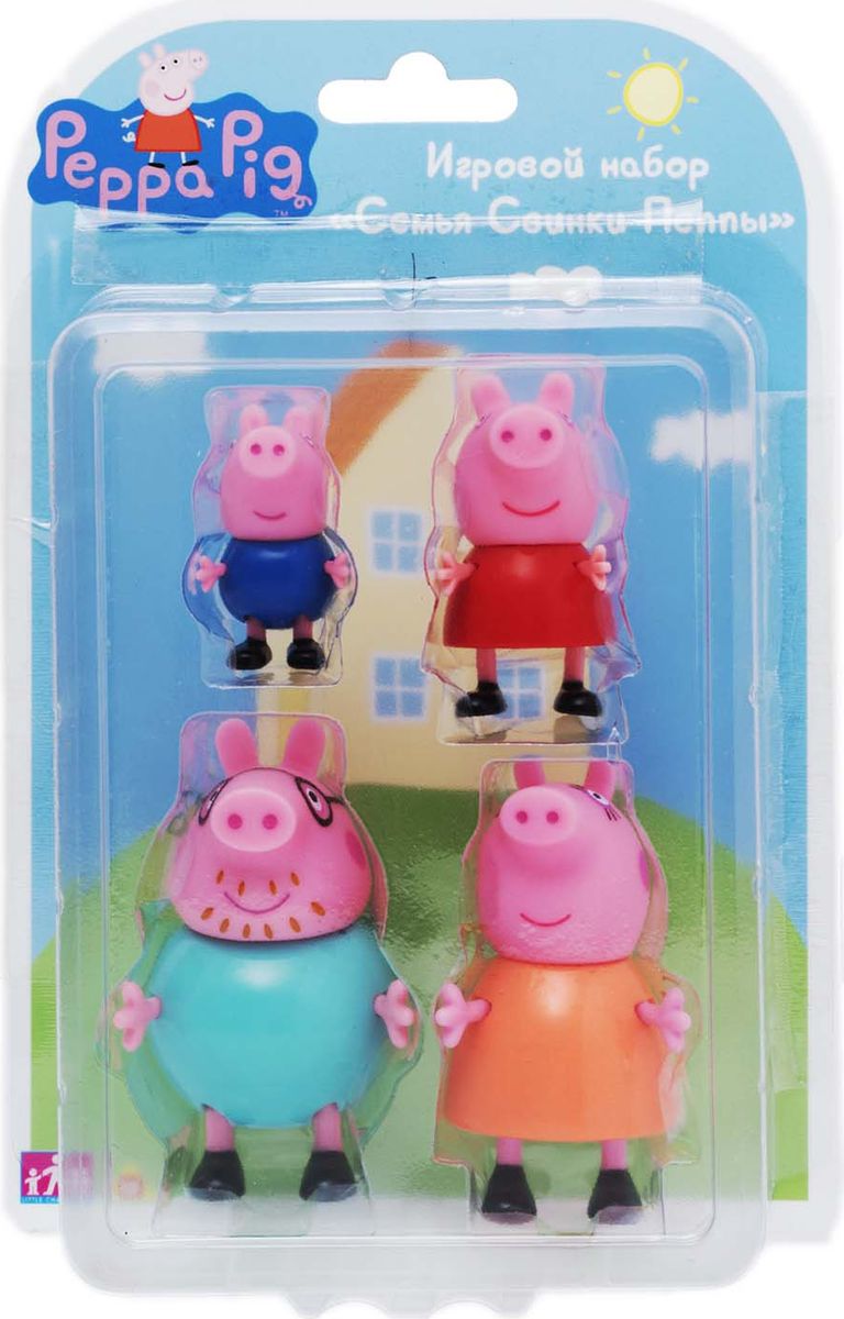 фото Peppa Pig Игровой набор Семья Свинки Пеппы Peppa pig (свинка пеппа)