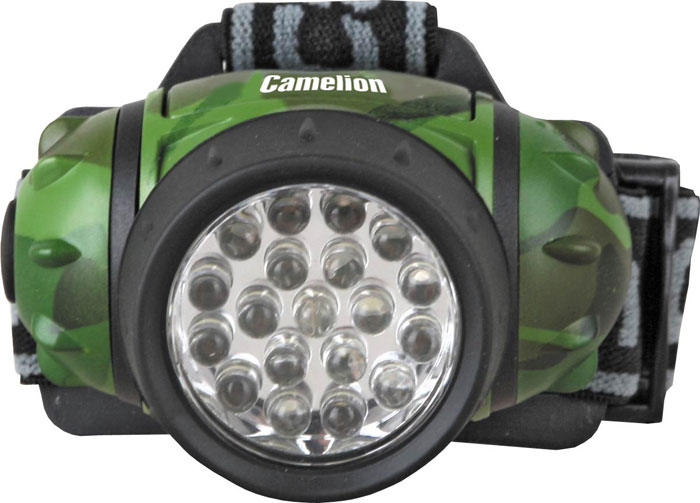 фото Налобный фонарь Camelion LED5313-19F4ML, хаки