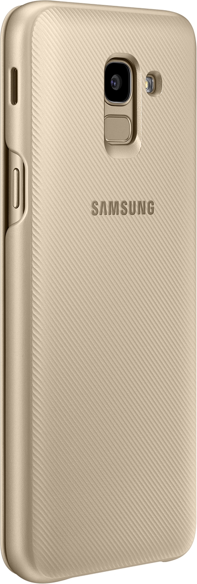 фото Samsung Wallet Cover чехол для Galaxy J6 (2018), Gold